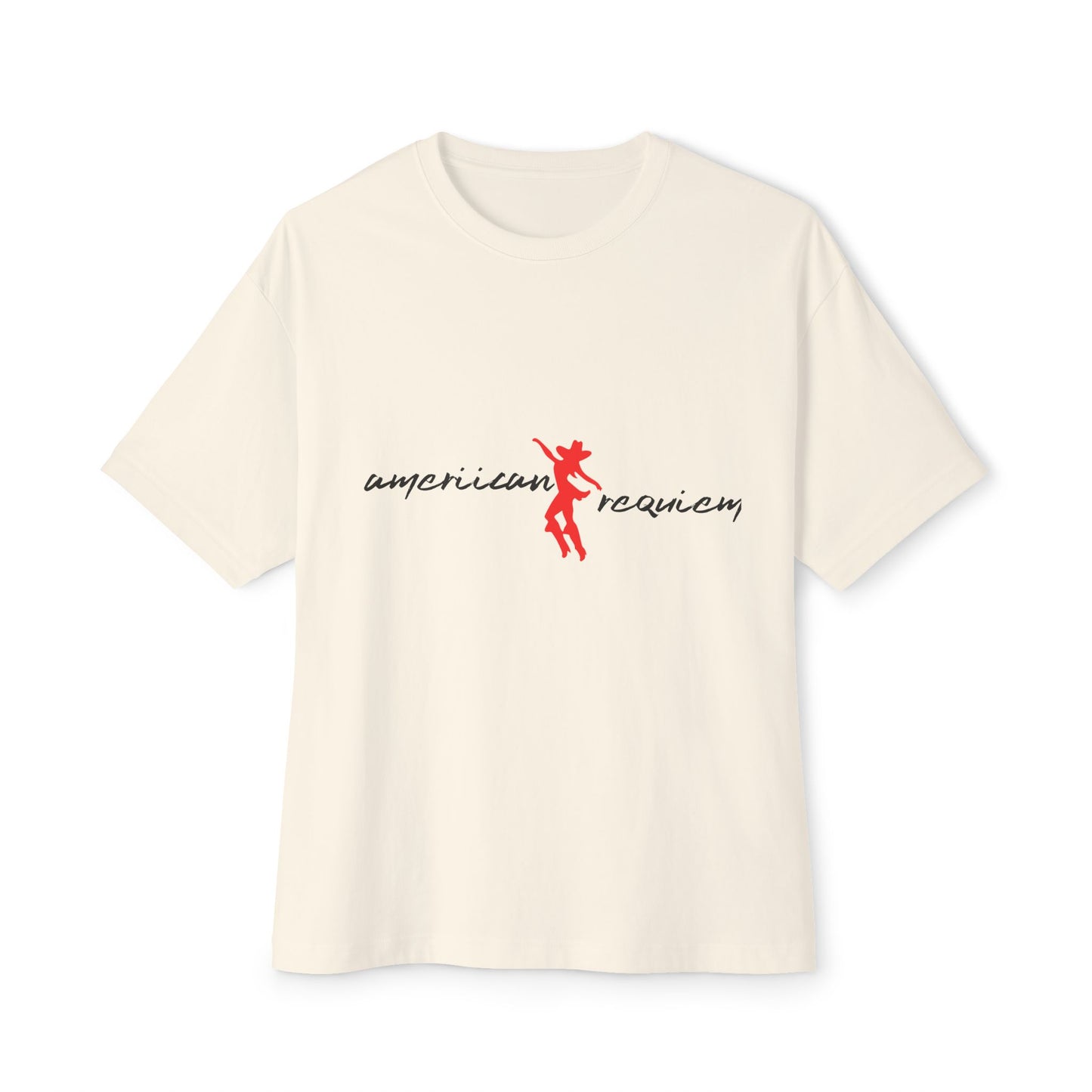 Dancing Cowgirl Unisex Oversized Boxy Tee - snazzymerch