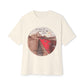 Hand-Drawn Desert Unisex Oversized Boxy Tee - snazzymerch
