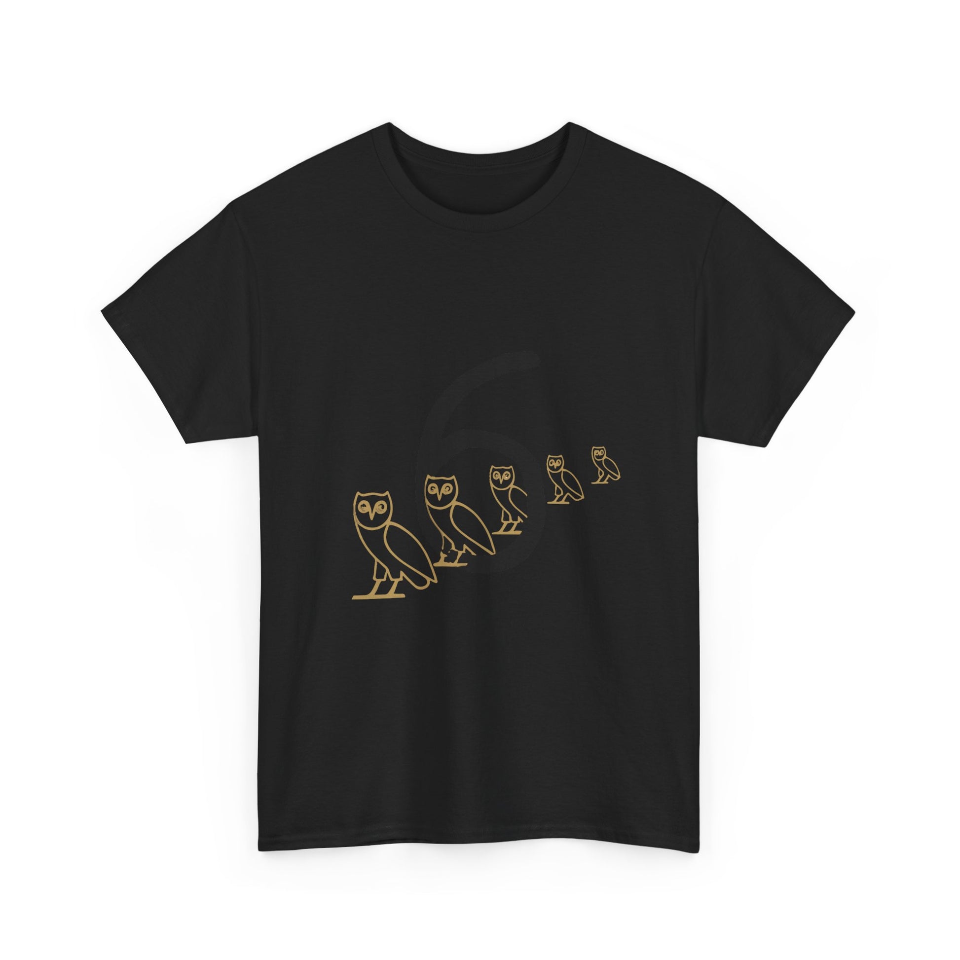OVO Owl Evolution Heavy Cotton Tee Printify