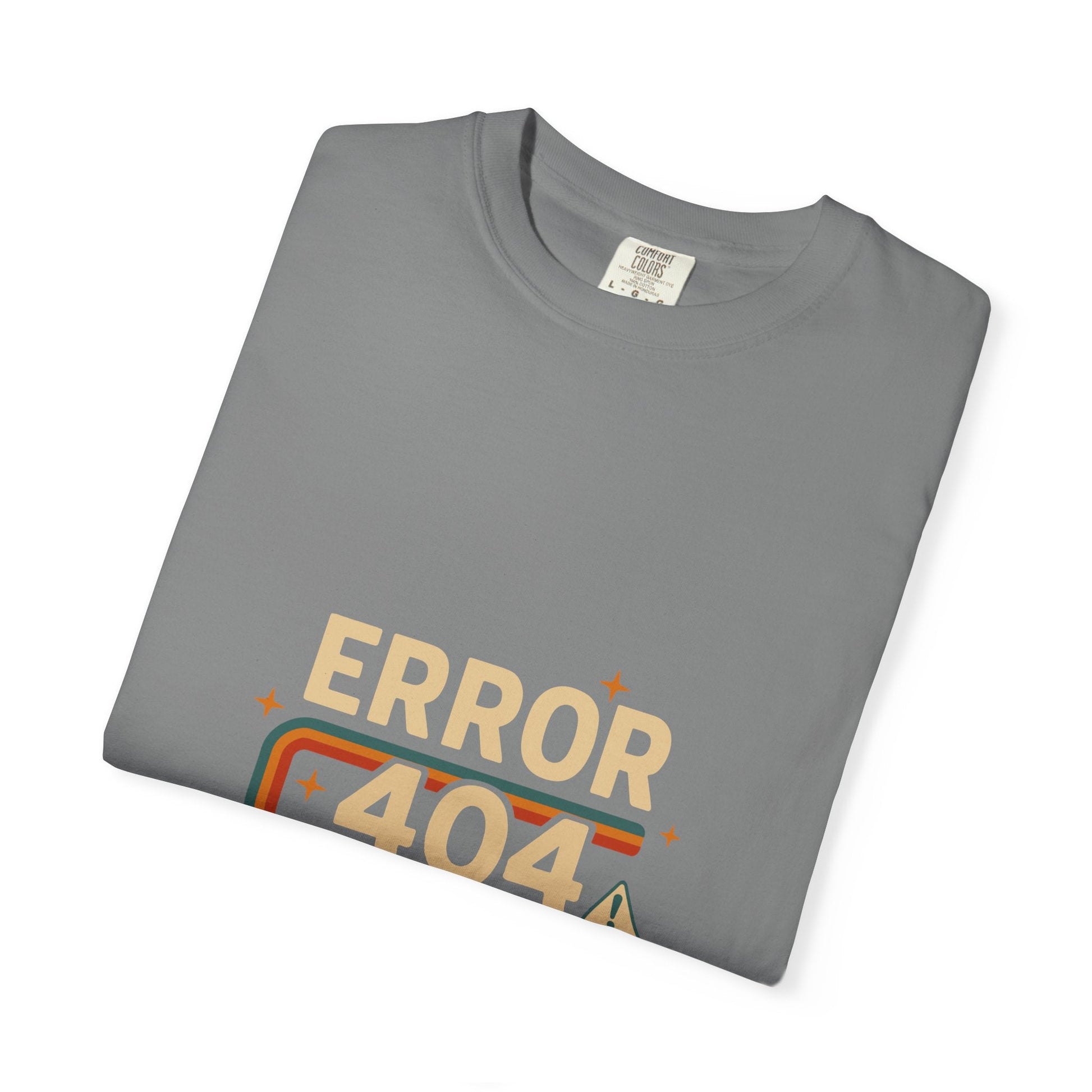 Unisex Garment-Dyed T-shirt – Snazzy Error 404 Edition Printify