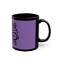 Dot Matrix-Inspired Black Mug (11oz, 15oz) - snazzymerch
