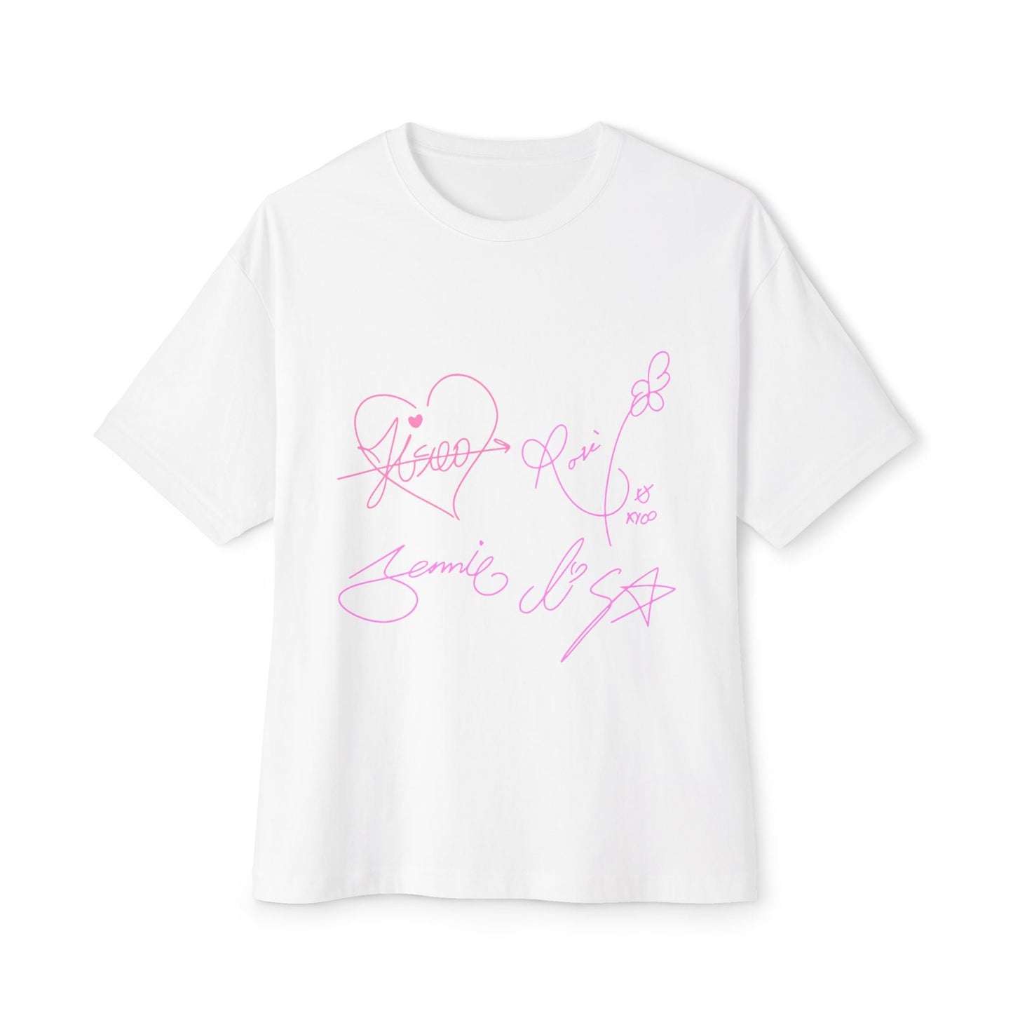 Signature Autograph – Oversized Boxy Tee Printify