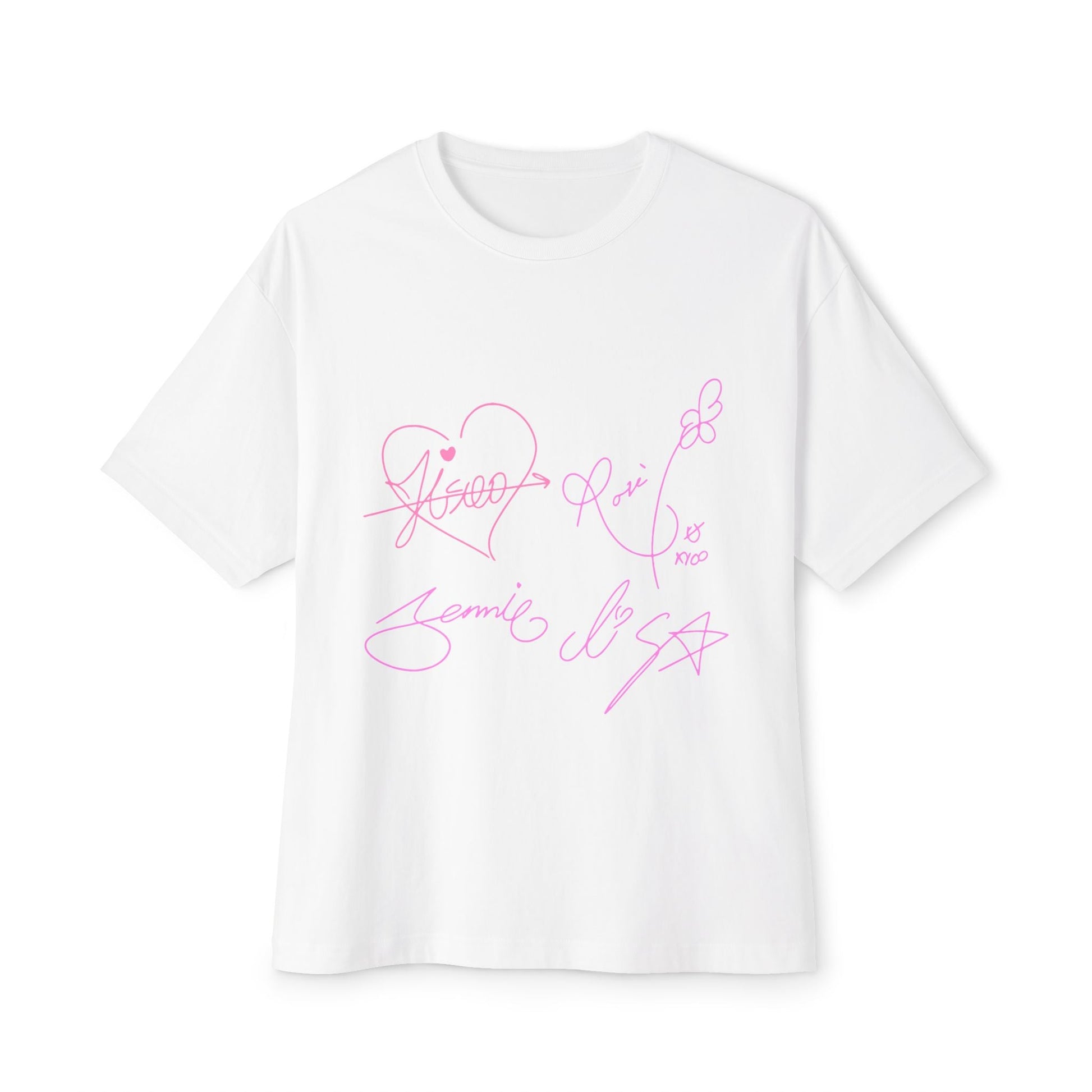Signature Autograph – Oversized Boxy Tee Printify