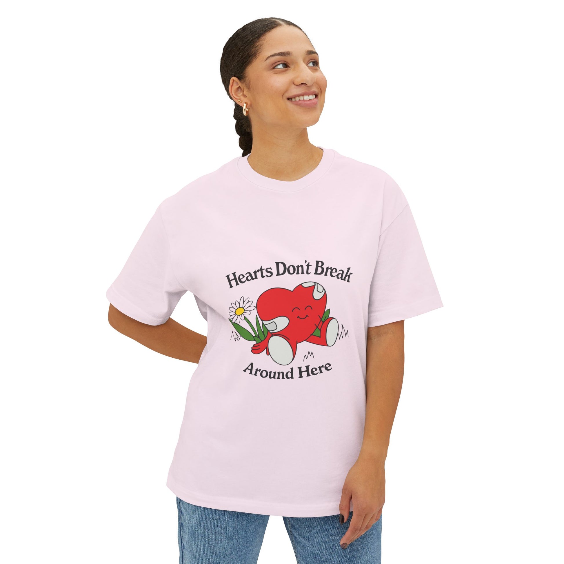 Abstract Guitar Sketch Oversized Boxy Tee Printify