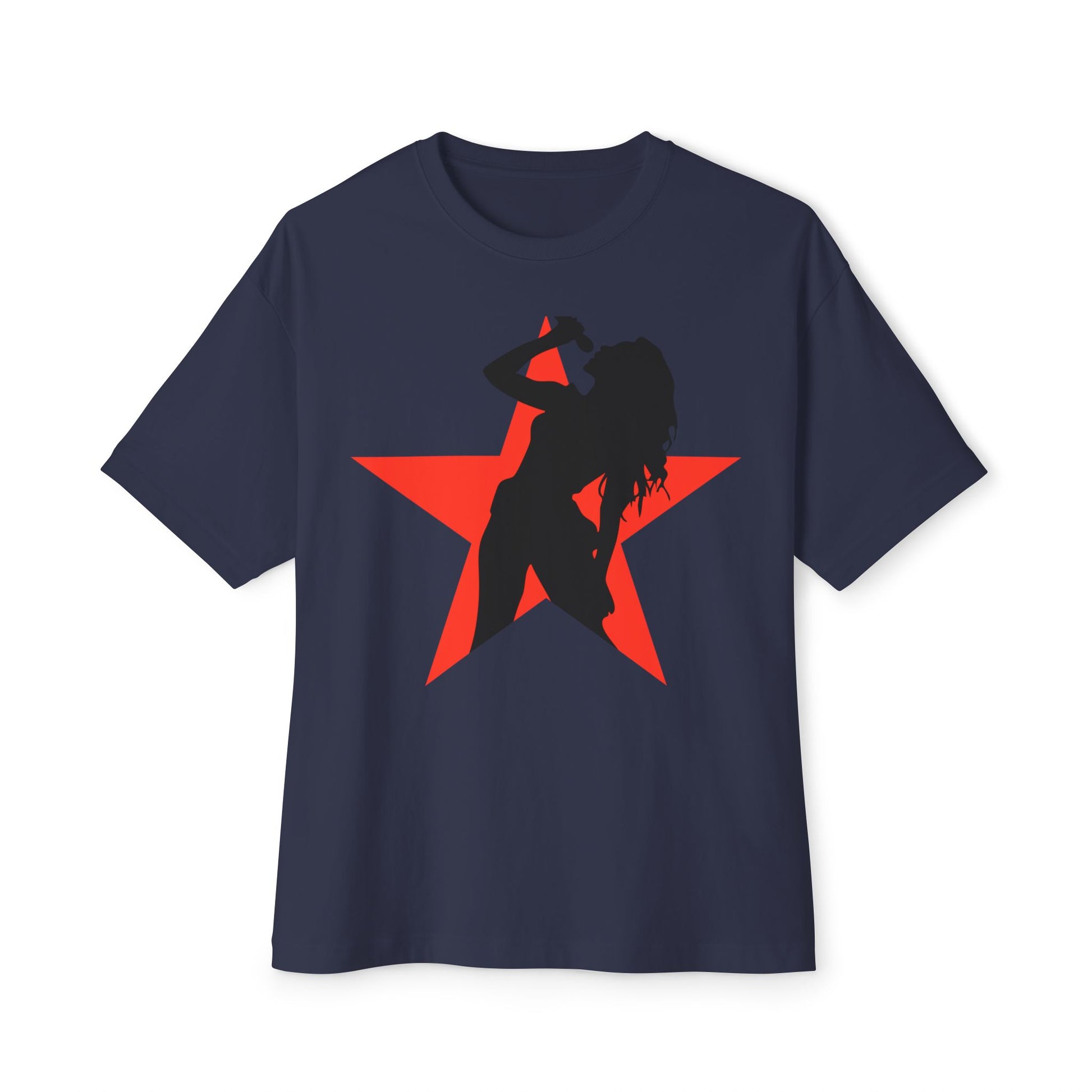Singing Star Unisex Oversized Boxy Tee - snazzymerch
