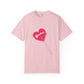 Pink Heart Lollipop Unisex Garment-Dyed T-shirt - snazzymerch