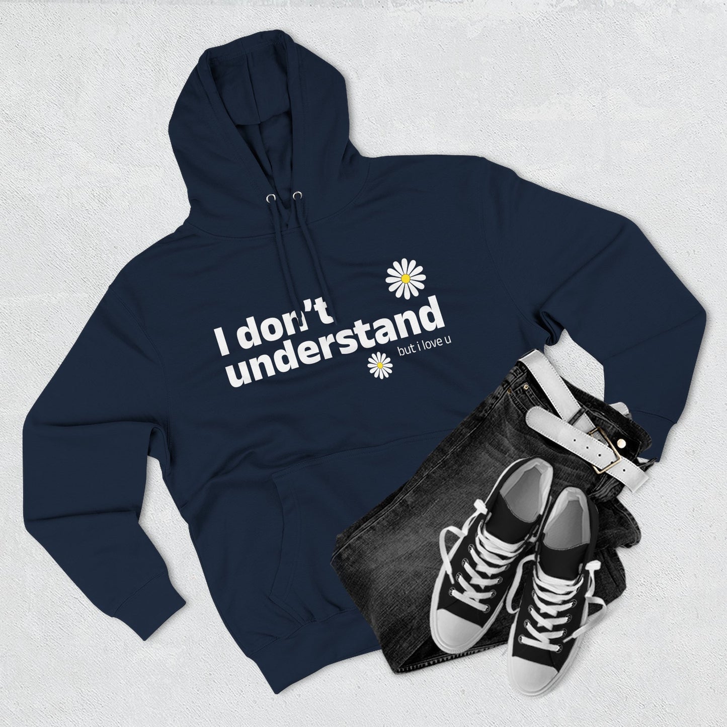 I Don’t Understand Three-Panel Fleece Hoodie - snazzymerch