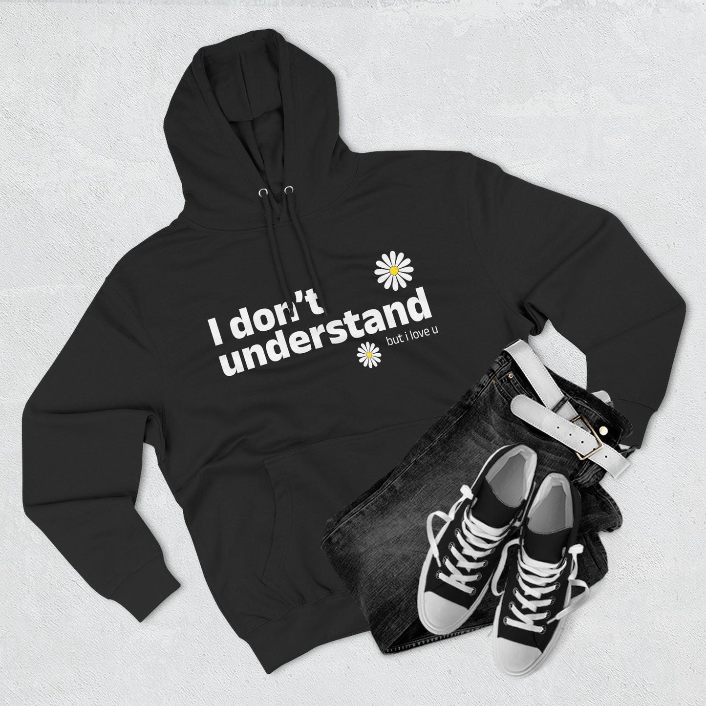 I Don’t Understand Three-Panel Fleece Hoodie - snazzymerch