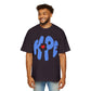 Heart of Hope Retro Men's Heavy Oversized Tee - snazzymerch