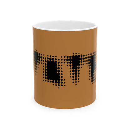 Outline Varsity Ceramic Mug, (11oz, 15oz) - snazzymerch