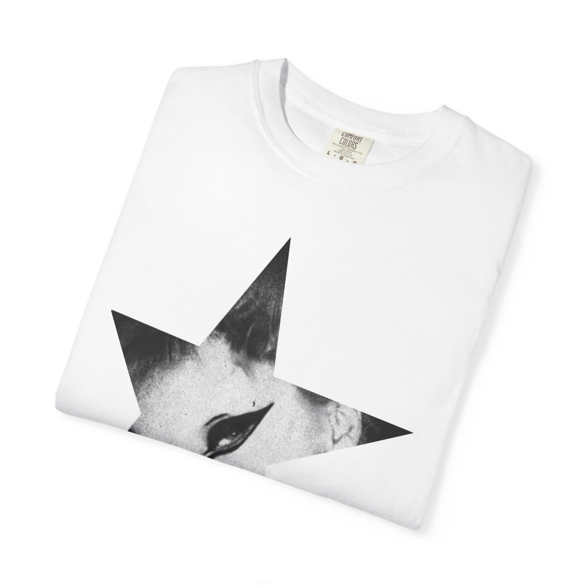 Born This Way Star Face-Unisex Dyed Tshirt Printify