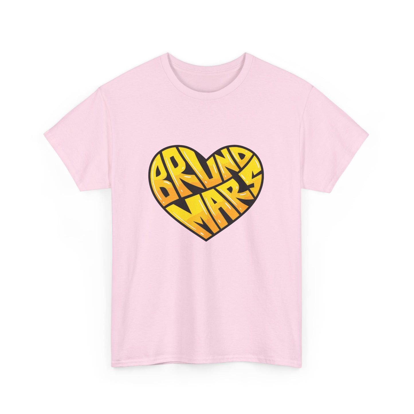 Loud Love Retro Heart Unisex Heavy cotton Tee Printify