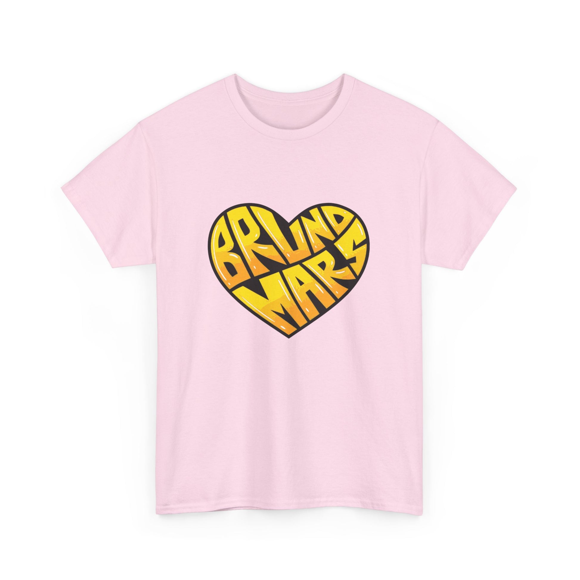 Loud Love Retro Heart Unisex Heavy cotton Tee Printify