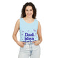 Dad Idea Right! Star & Butterfly-Dyed Tank Top Printify