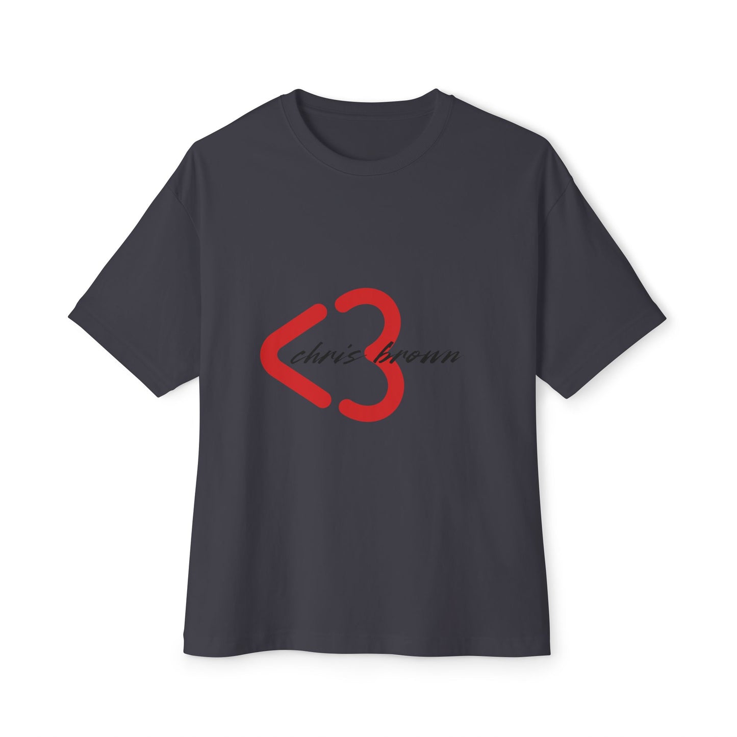 Minimal Heart Symbol Unisex oversized Boxy Tee - snazzymerch