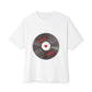 Vinyl Love Spin Unisex Oversized Boxy tee Printify