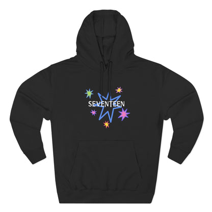 Starlight Seventeen Three-Panel Fleece Hoodie - snazzymerch