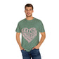 Born Pink Heart Typography – Dyed T-shirt Printify