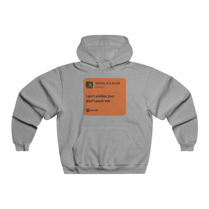 Music Quote Card Men's NUBLEND® Hooded Sweatshirt - snazzymerch