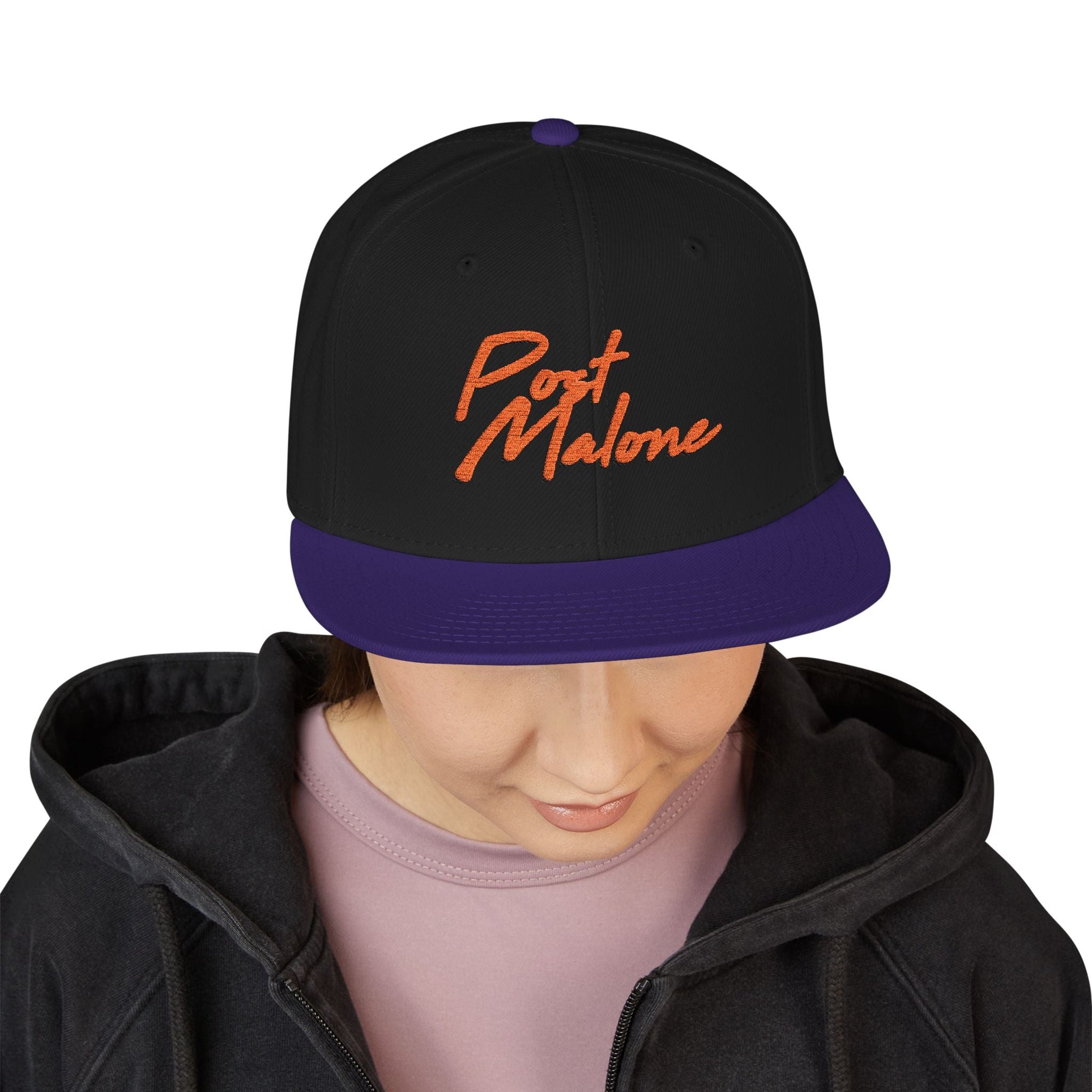 Snapback (Embroidery) – Post Melone Name Design Printify