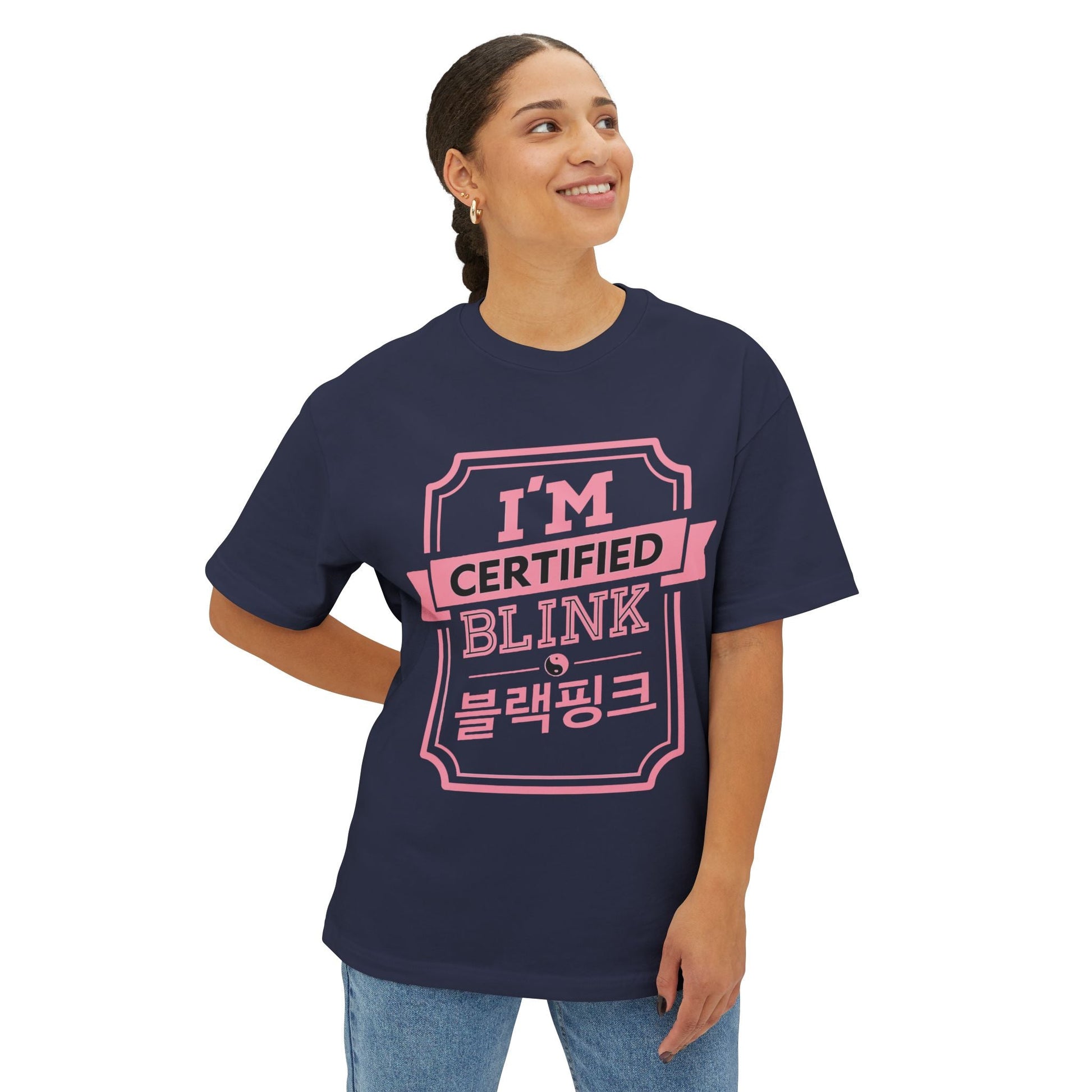 Certified BLINK Badge – Oversized Boxy Tee Printify