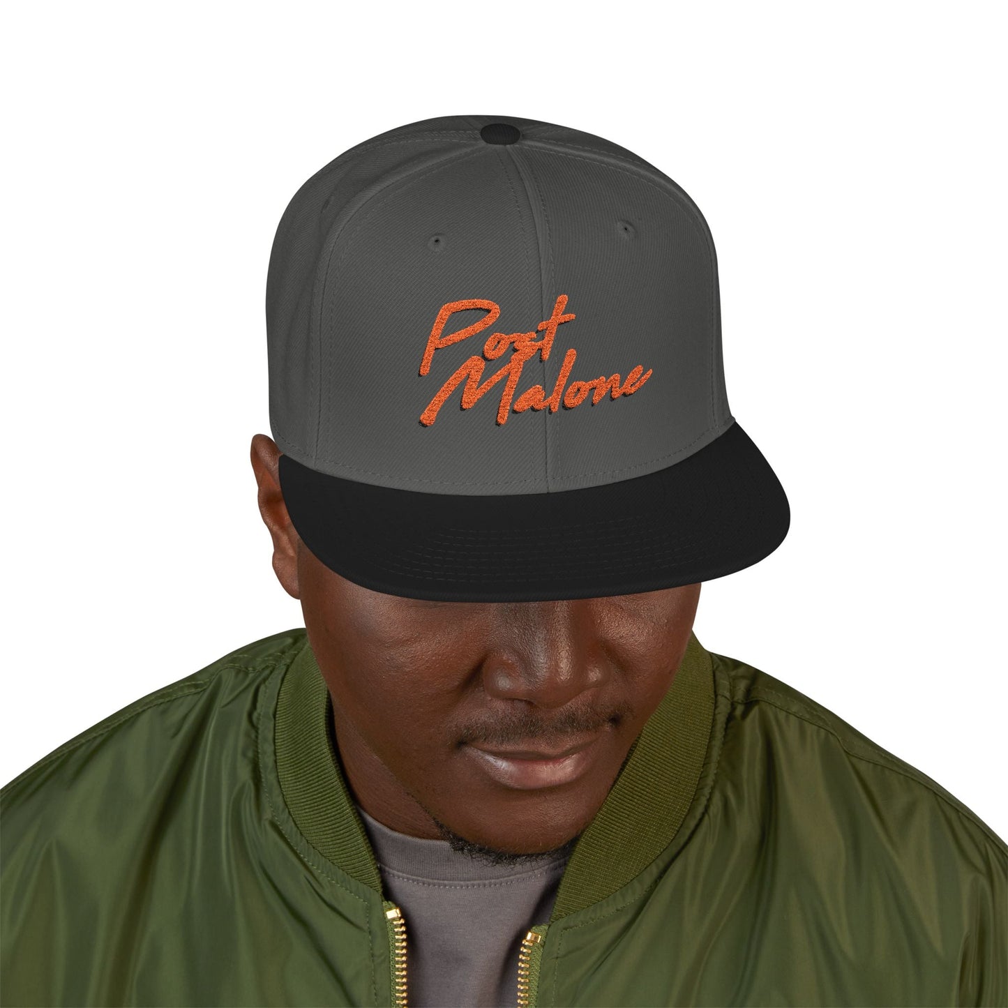 Snapback (Embroidery) – Post Melone Name Design Printify