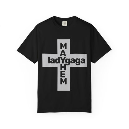 Lady Cross Mayhem-Unisex Dyed Tshirt Printify
