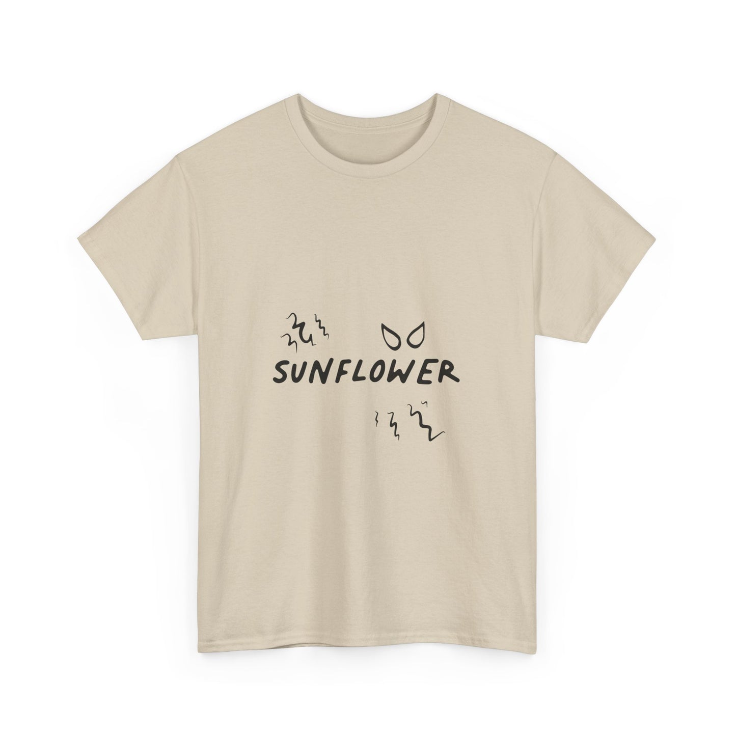 Yellow Barbed Wire Disc Unisex Heavy cotton Tee Printify