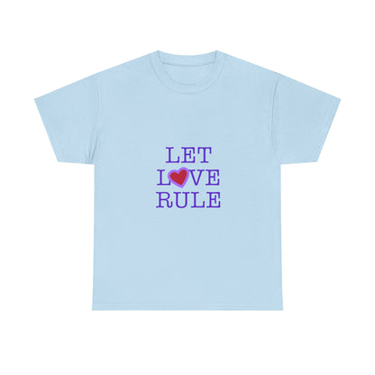 Let Love Rule (Remix) Unisex Heavy cotton tee Printify