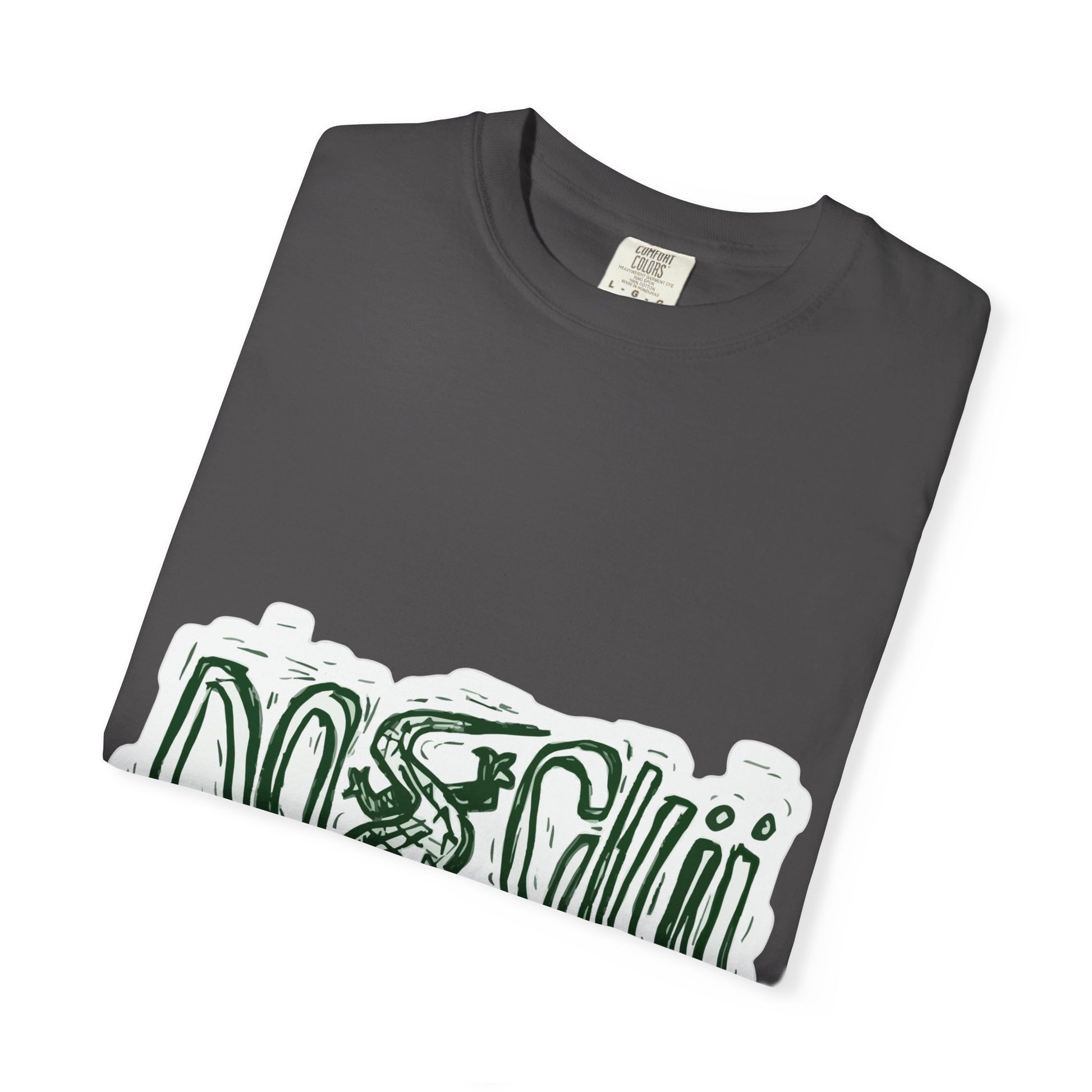 Lizard Lettering Unisex Garment-Dyed T-shirt - snazzymerch