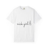 Retro Font Unisex Garment-Dyed T-shirt - snazzymerch