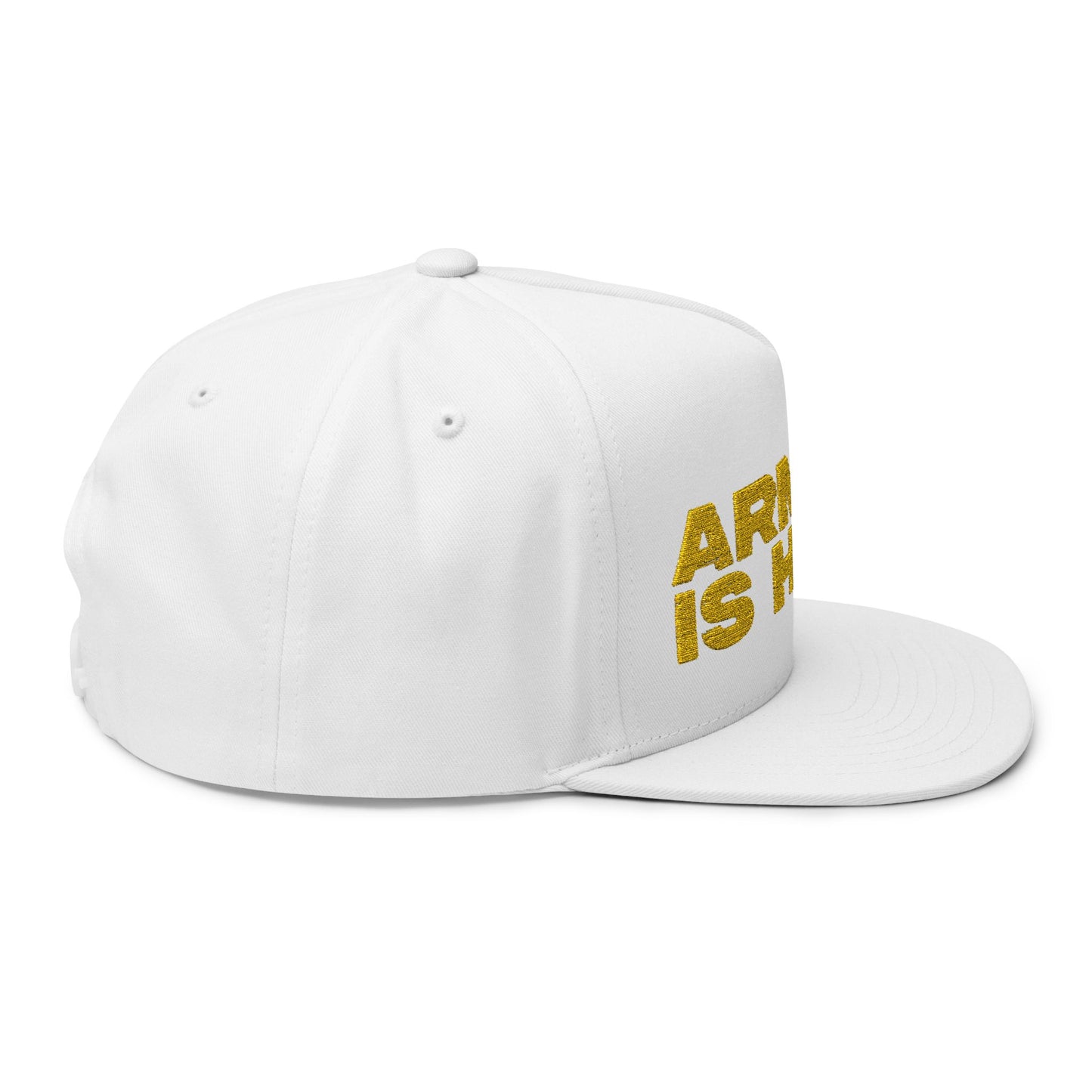 Smiley Army Vibe Flat Bill Cap (Embroidery) - snazzymerch
