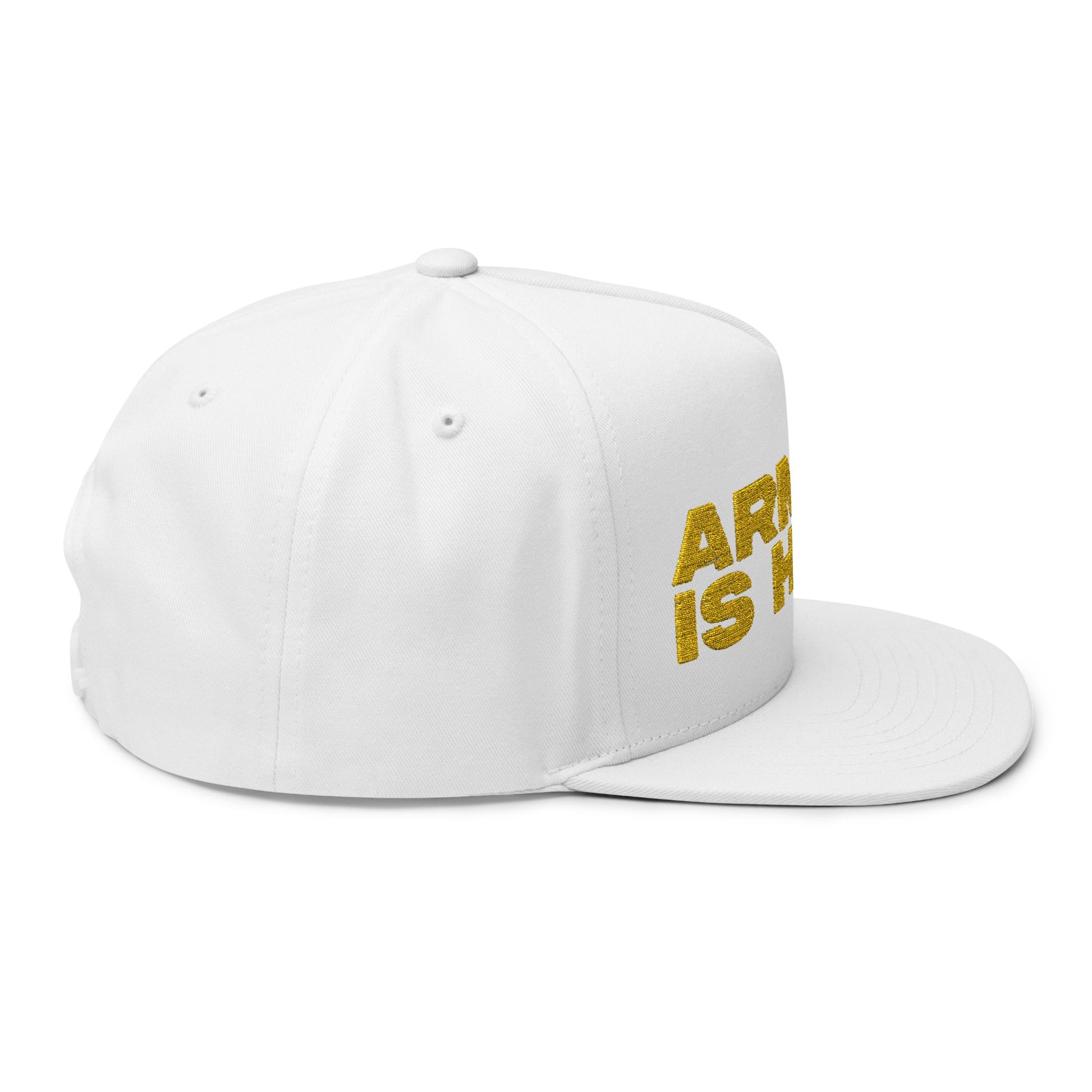 Smiley Army Vibe Flat Bill Cap (Embroidery) - snazzymerch