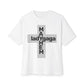 Lady Cross Mayhem-Unisex Oversized Tee Printify