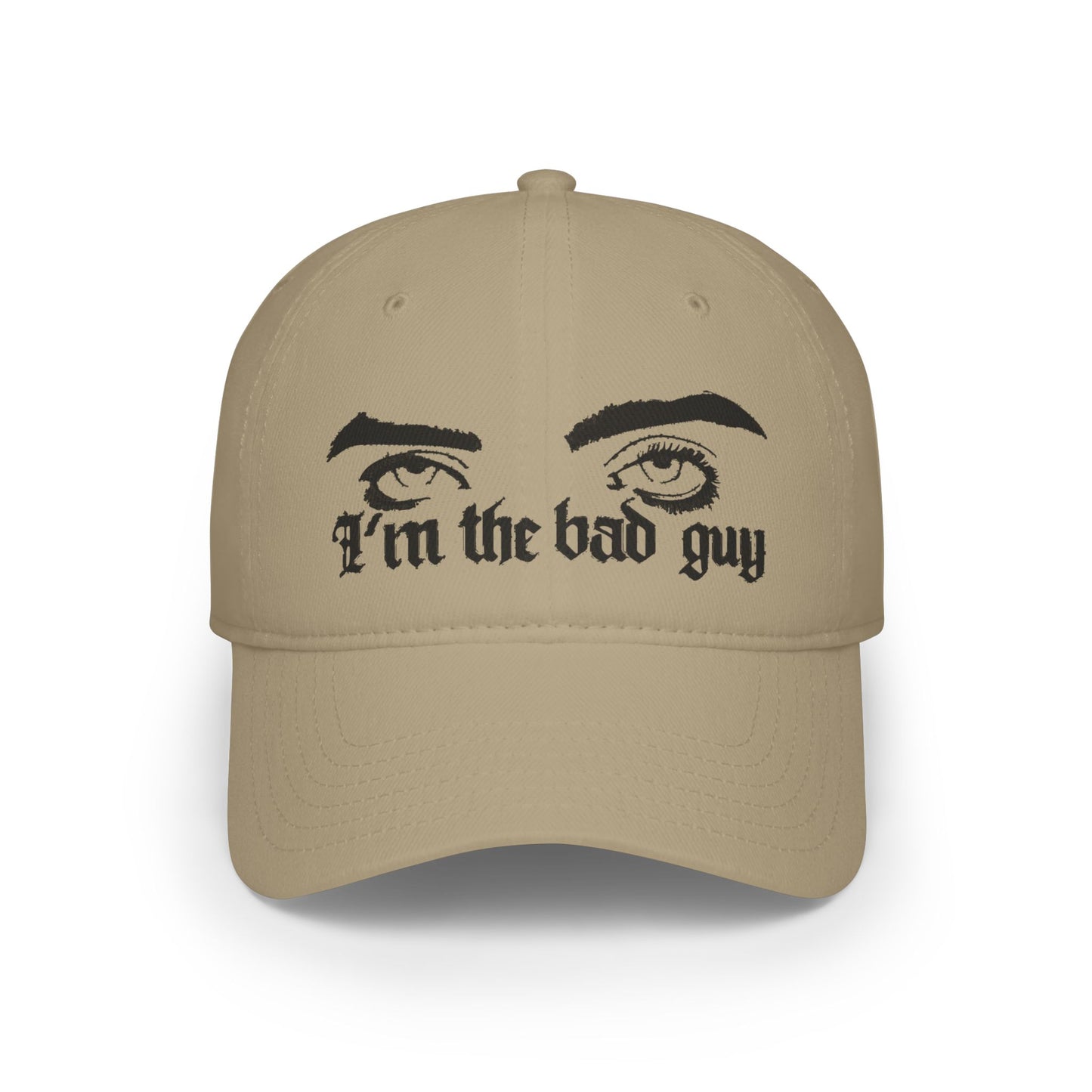 Billie Eilish Inspired Baseball Cap – Eyes & Shadows Gothic Edition Printify