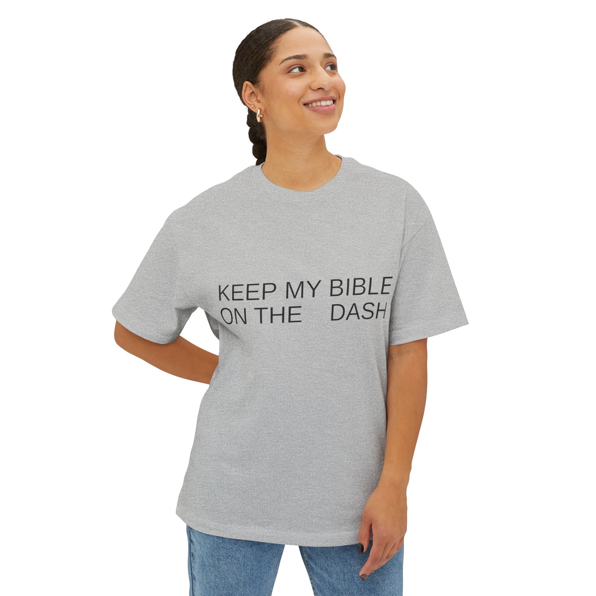 Faith-Inspired Country Unisex Oversized Boxy Tee - snazzymerch