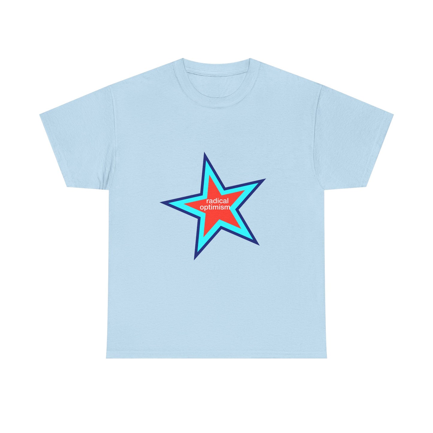 Power of Positivity Star Unisex Heavy Cotton Tee - snazzymerch