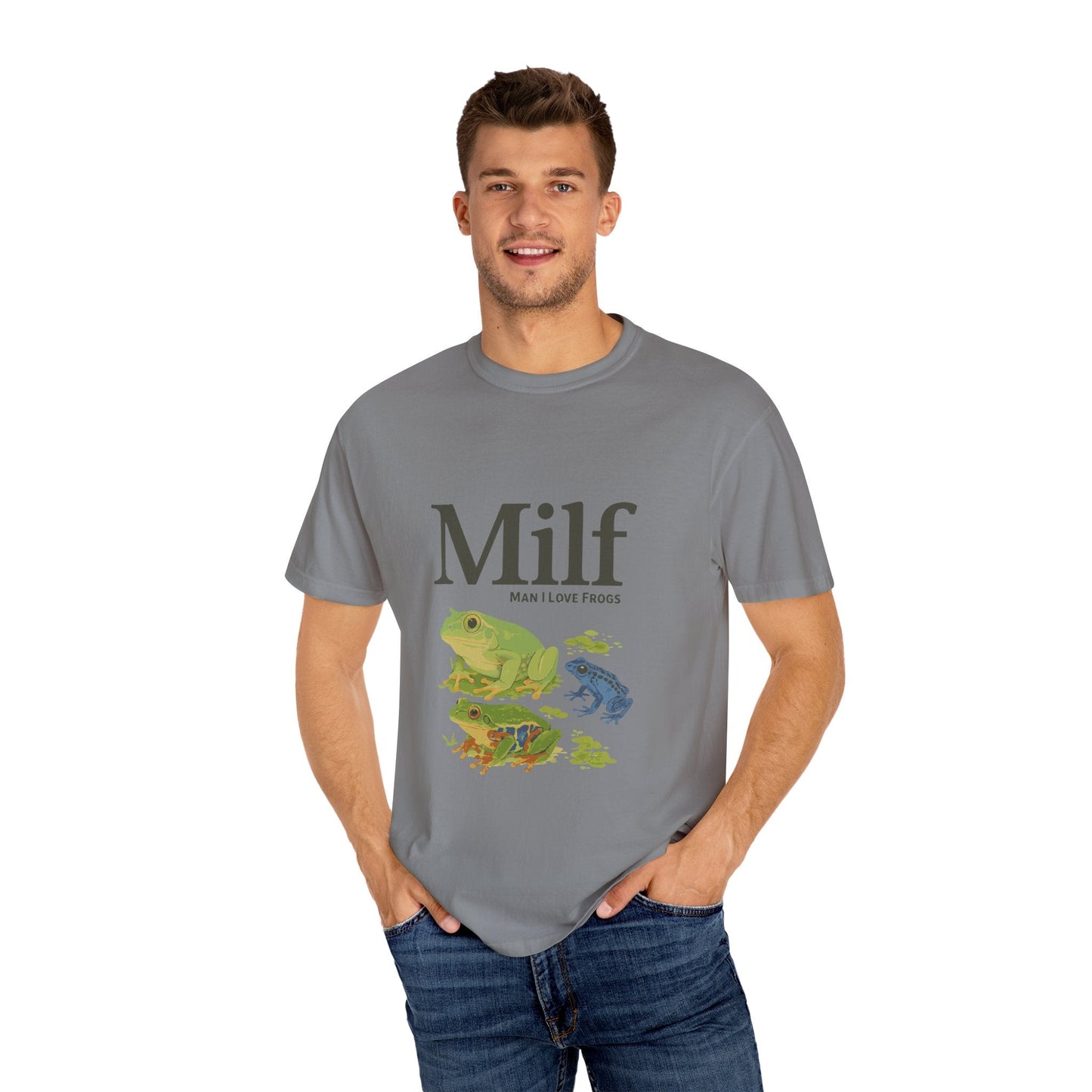 Unisex Garment-Dyed T-shirt – Snazzy Funny Milf Edition Printify