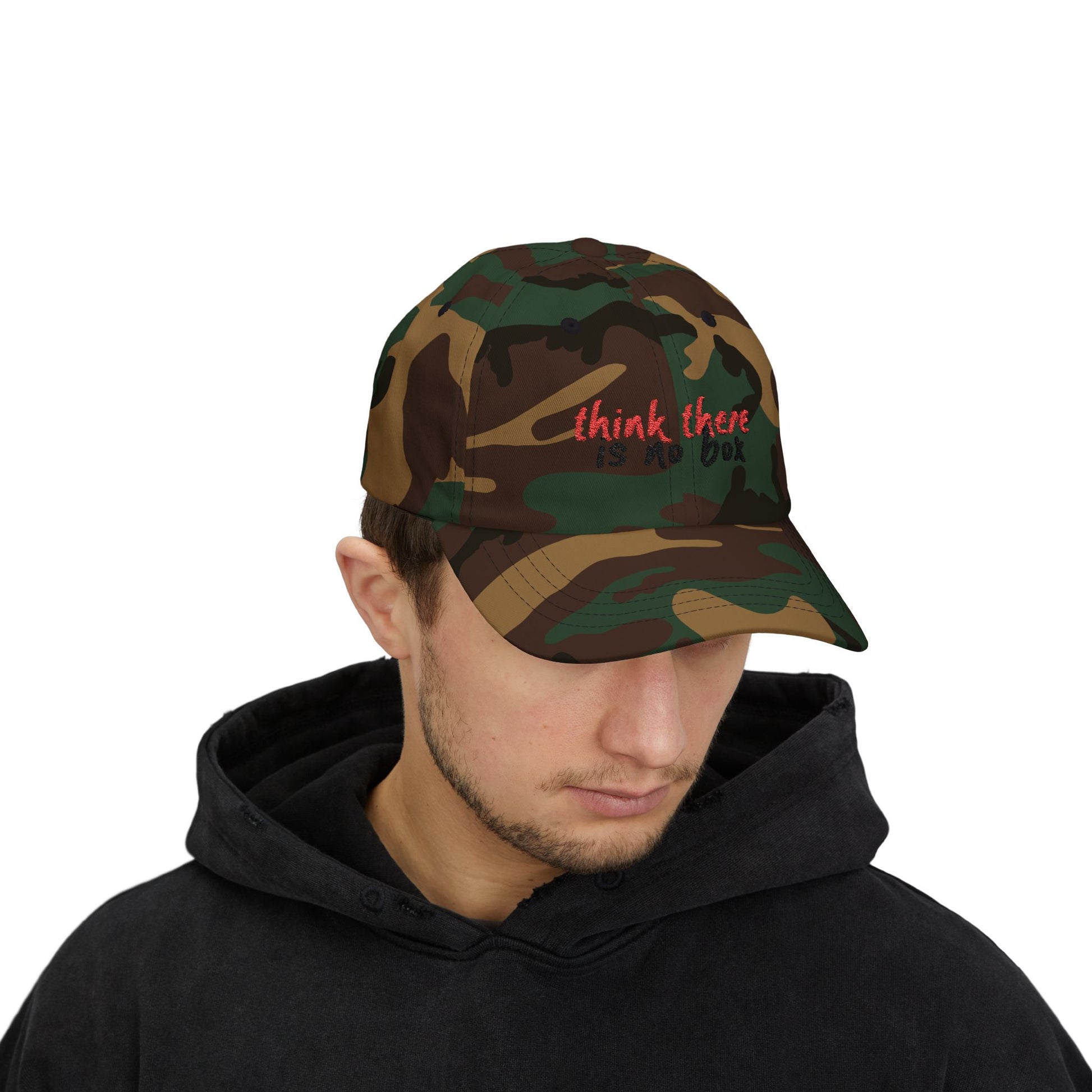 Think There Handwritten Classic Dad Cap - snazzymerch