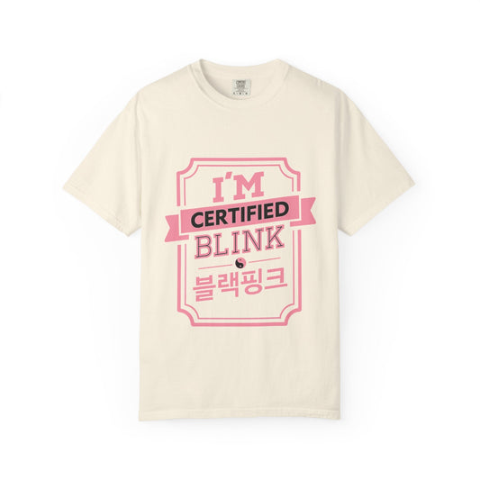 Certified BLINK Badge – Dyed T-shirt Printify