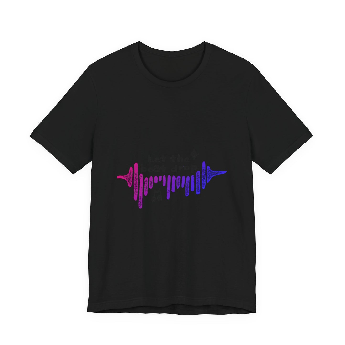 Bold Beats Visualizer Unisex Jersey short sleeve tee Printify