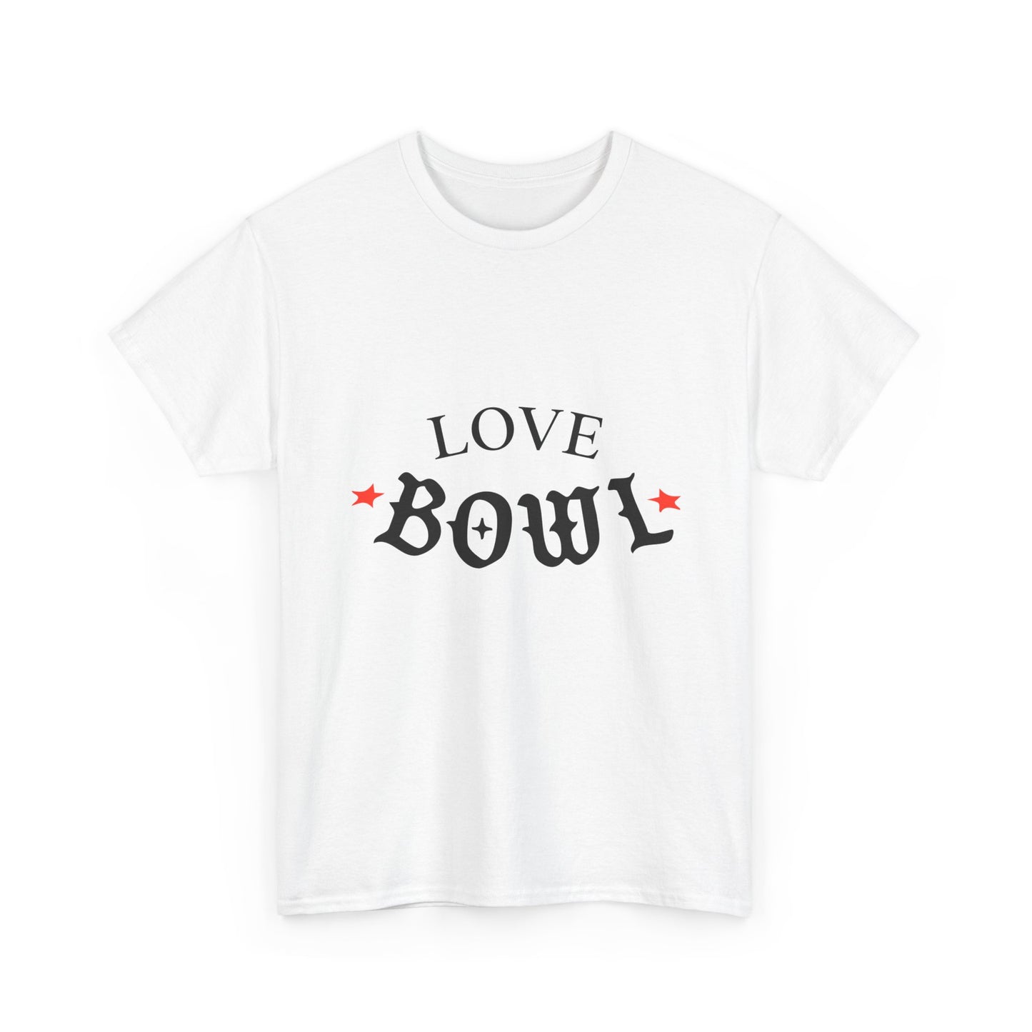 Love Bowl Retro Unisex Heavy Cotton Tee - snazzymerch