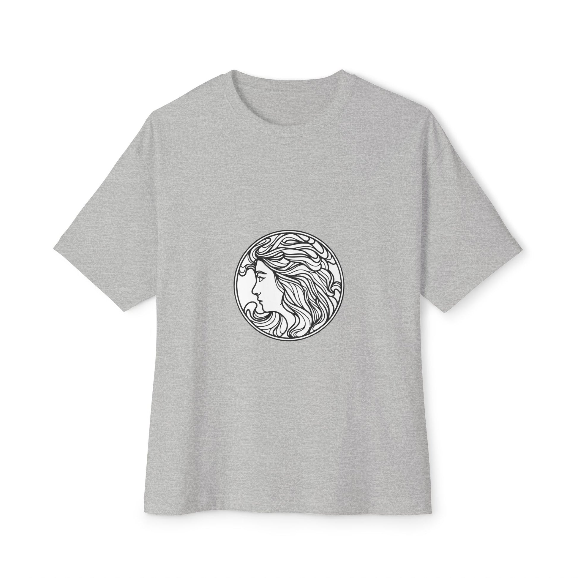 Muse Silhouette Unisex Oversized Boxy Tee - snazzymerch