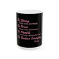 Beautiful Script Ceramic Mug, (11oz, 15oz) - snazzymerch