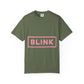 Minimal BLINK Logo – Dyed T-shirt Printify