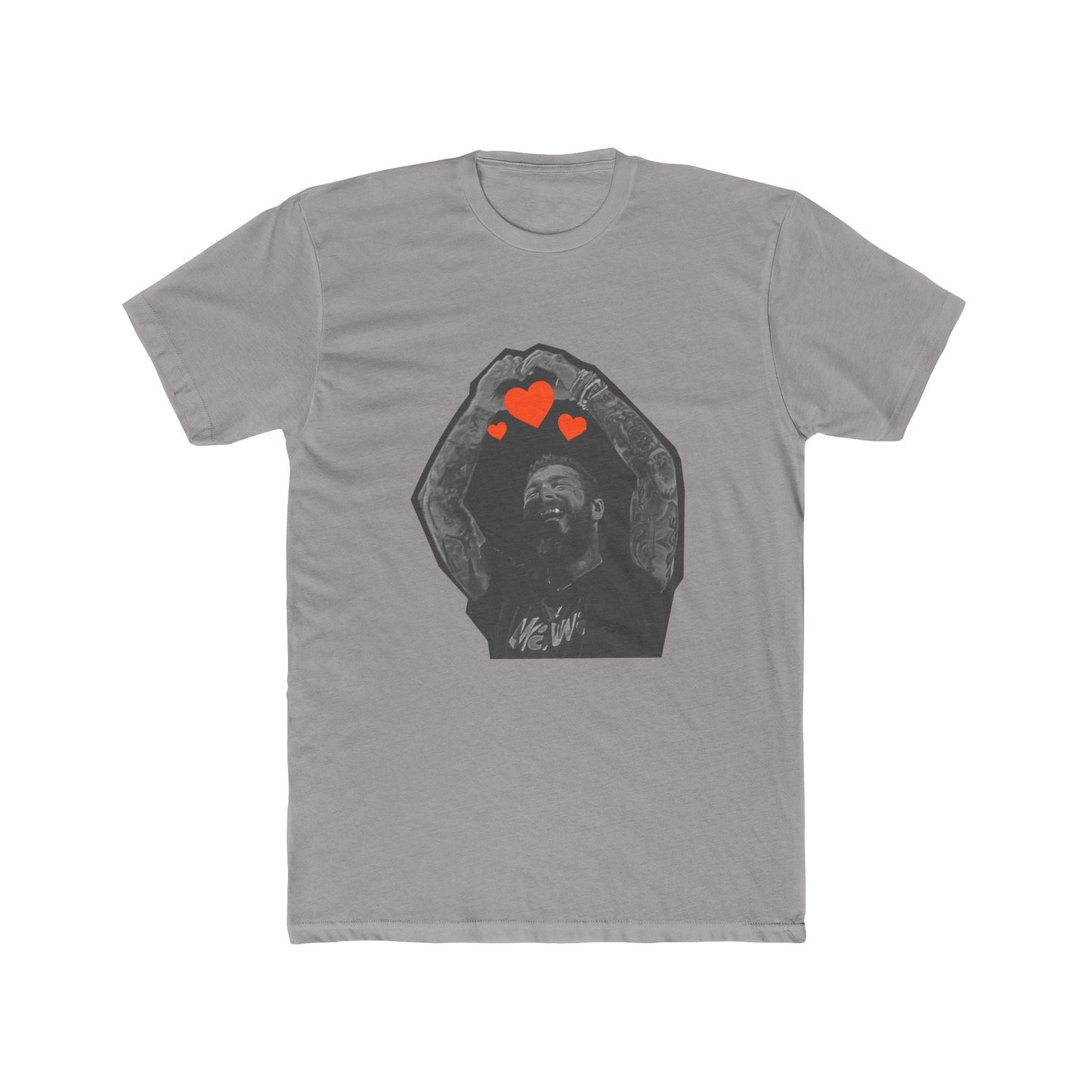 Unisex Cotton Tee – Post Malone Heartfelt Wishes Printify