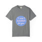 Blue Quote Circle Unisex Garment-Dyed T-shirt - snazzymerch