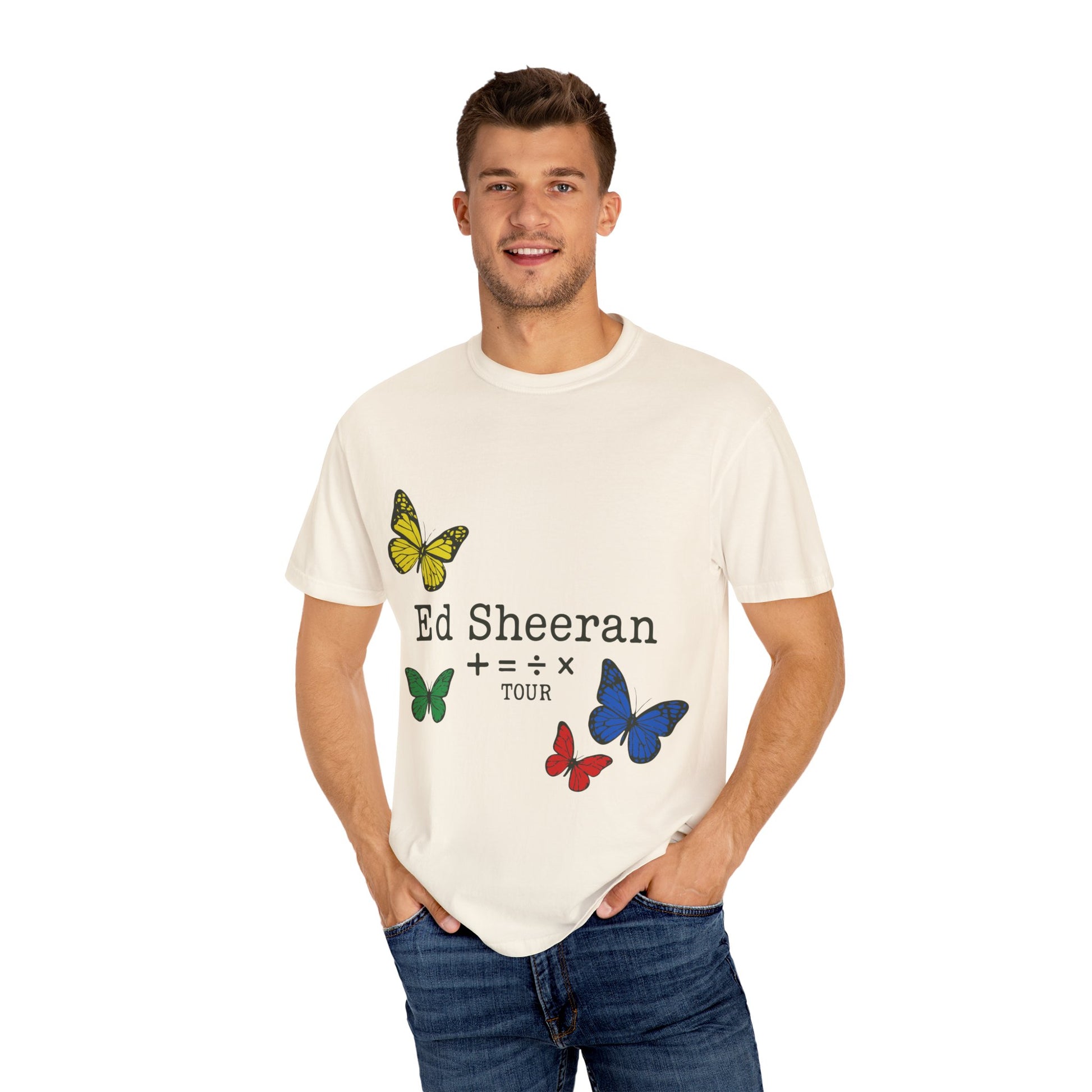 Ed Sheeran Butterfly Dyed T-Shirt | Vintage Fit
