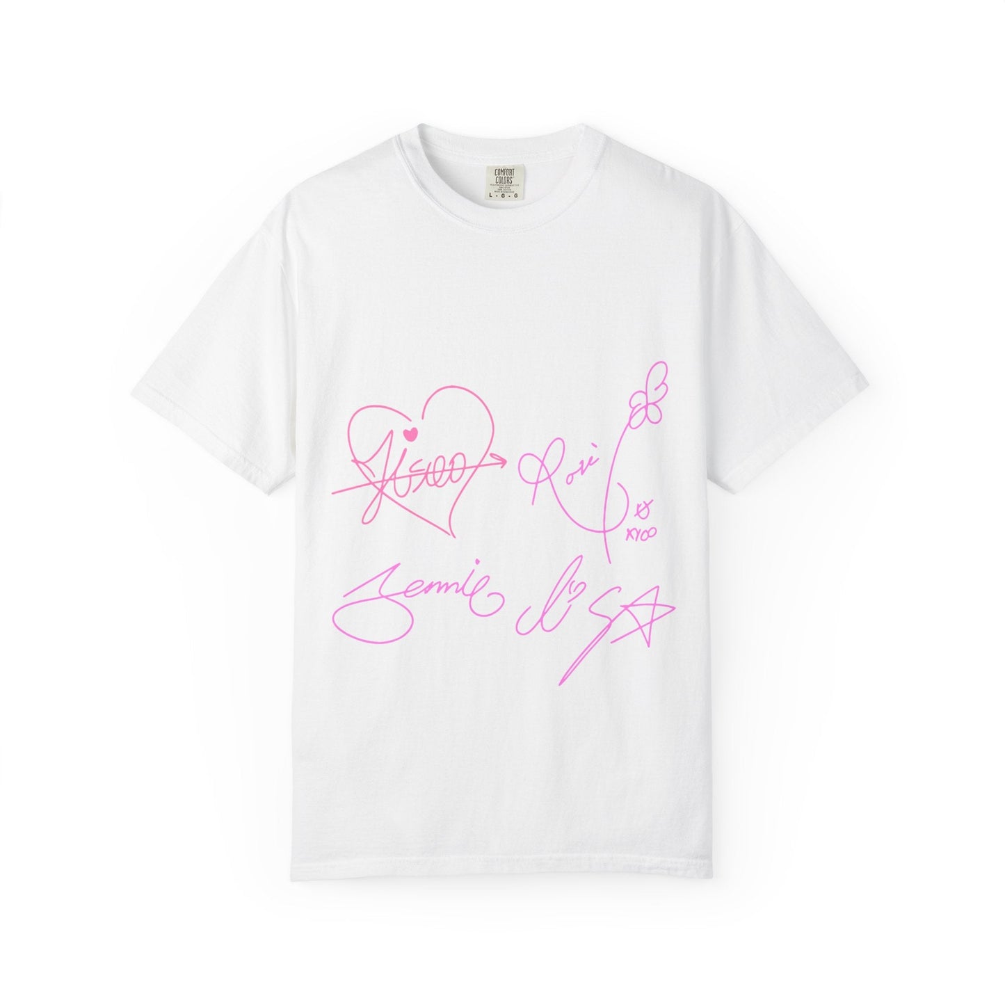 Signature Autograph – Dyed T-shirt Printify