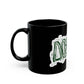 Lizard Lettering Black Mug (11oz, 15oz) - snazzymerch
